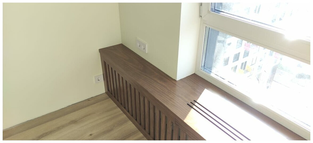 Подоконник МДФ в шпоне Дуба