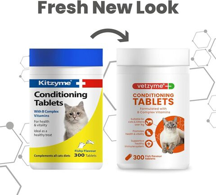 Vetzyme (Kitzyme) Conditioning Tablets Китзим для кошек