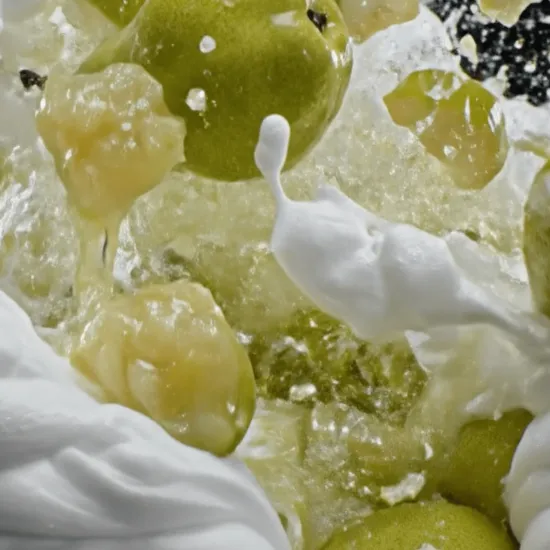 French Cowboy Pear Pavlova