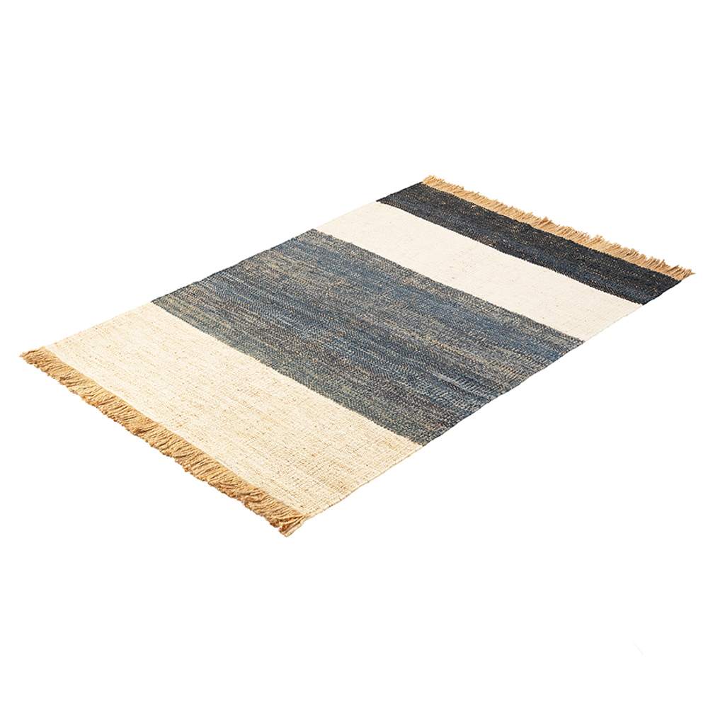 Ковер из джута, денима и шерсти hyderabad из коллекции ethnic, 200х300см