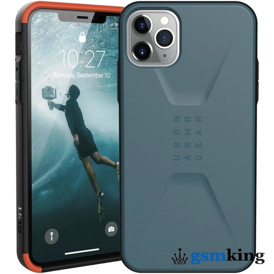 UAG Civilian Series Case for Apple iPhone 11 Pro Max Slate (Синий)11172D115454