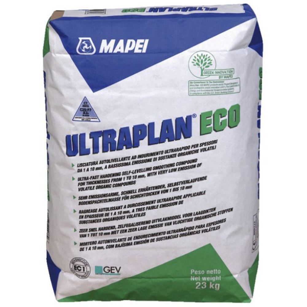 Универсальная смесь ровнитель для пола Mapei Ultraplan ECO 23 кг
