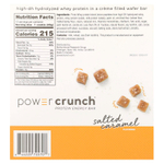BNRG, Протеиновый энергетический батончик Power Crunch, оригинальная рецептура, соленая карамель, 12 батончиков, 40 г каждый
