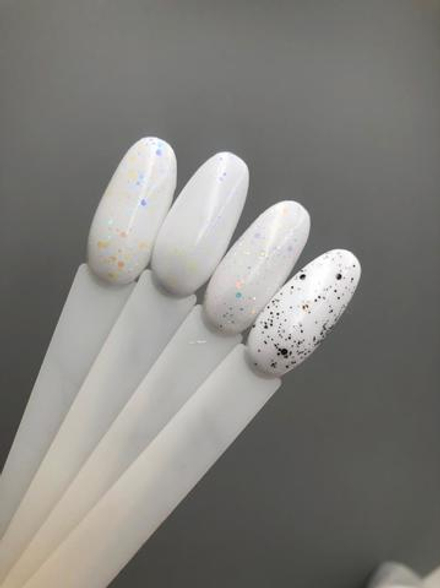 ТОП с блестками ADRICOCO Nympha № 02 - волшебная бабочка (8 мл.)