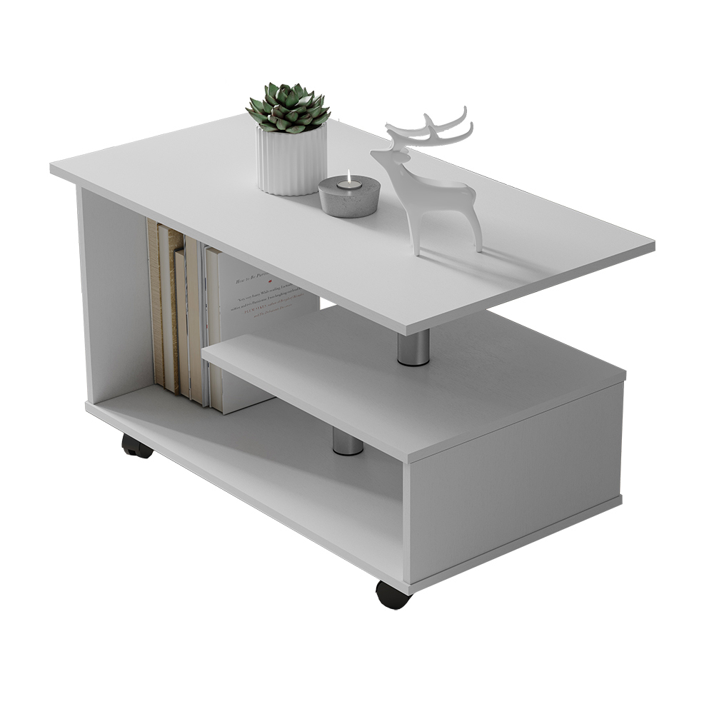 Столик журнальный Консул-5, белый