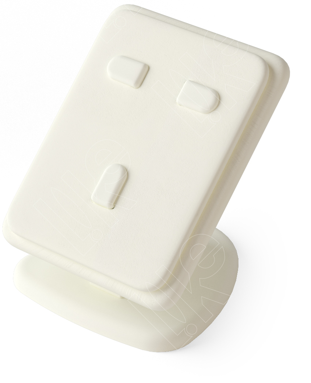 Подставка для гарнитура/3 язычка/ножка/основание/накладка/ф.№6 (резинка)