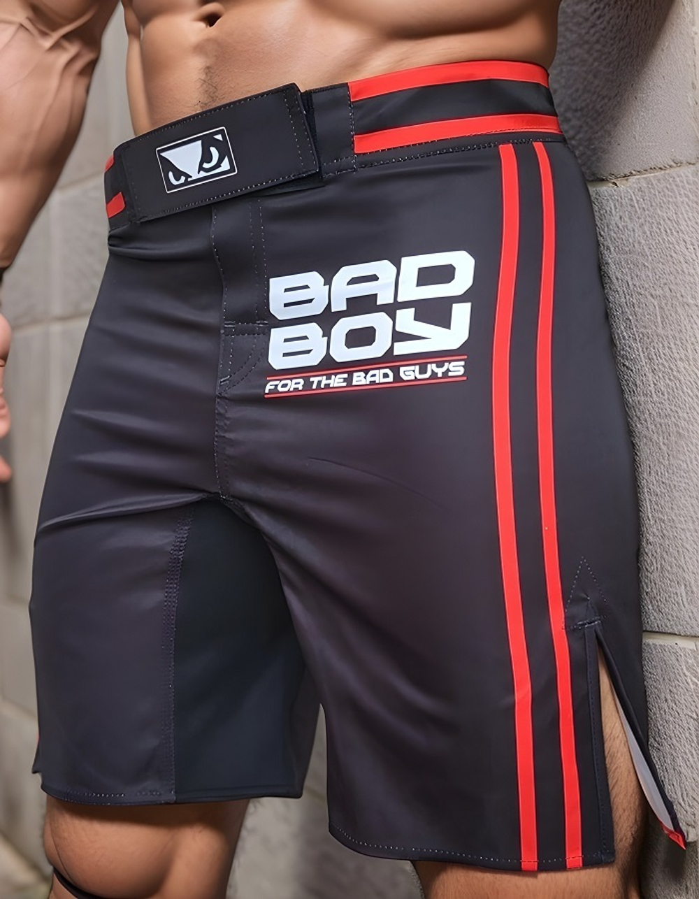 Шорты для MMA Bad Boy FTBG черные/красные