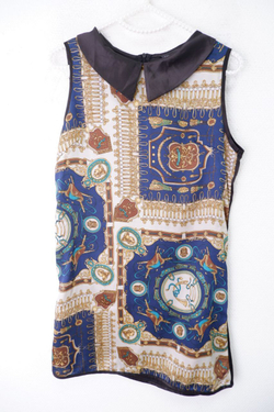 Блузка-туника Miss Fox с принтом 42-44 размер