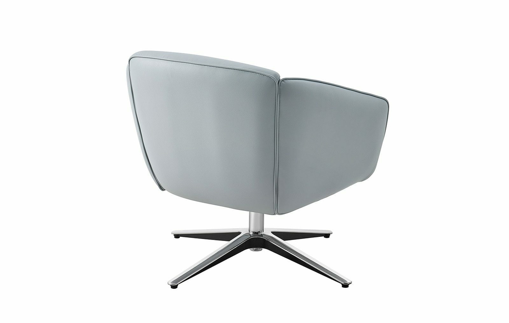 Кресло ZUCCA-R голубое LITCHI-#3