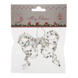 GAEM Украшение новогоднее "Бант", L9 W2 H8 см