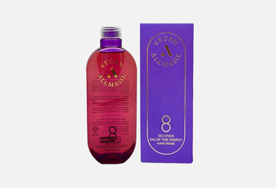 AllMasil Питательная маска для эластичности и упругости волос Vegan 8 Seconds Salon Time Energy Mask