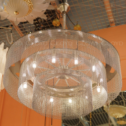 Люстра Cloyd ONASSIS C12 / Ø80 см - никель сатин (арт.11358)