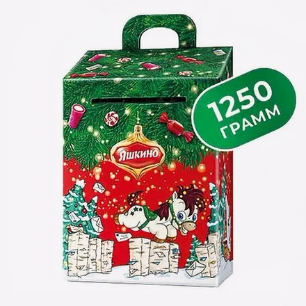 Набор сладостей новогодний ЯШКИНО Почта (Кор) 1,25кг