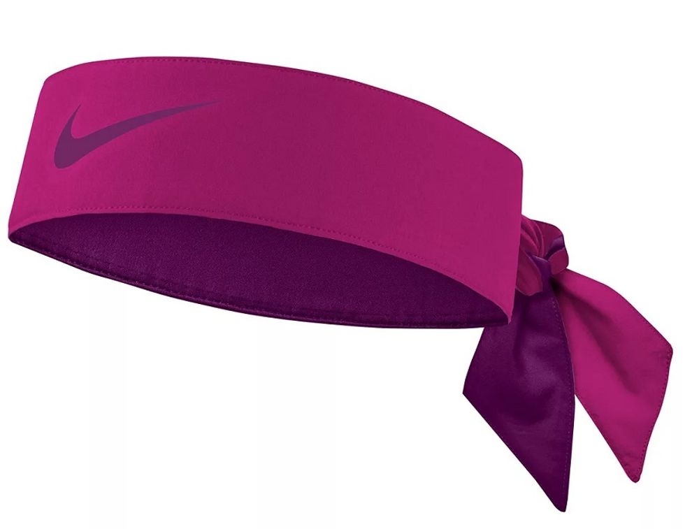 Теннисная бандана Nike Dri-Fit Head Tie 4.0 - active pink/sangria/active pink