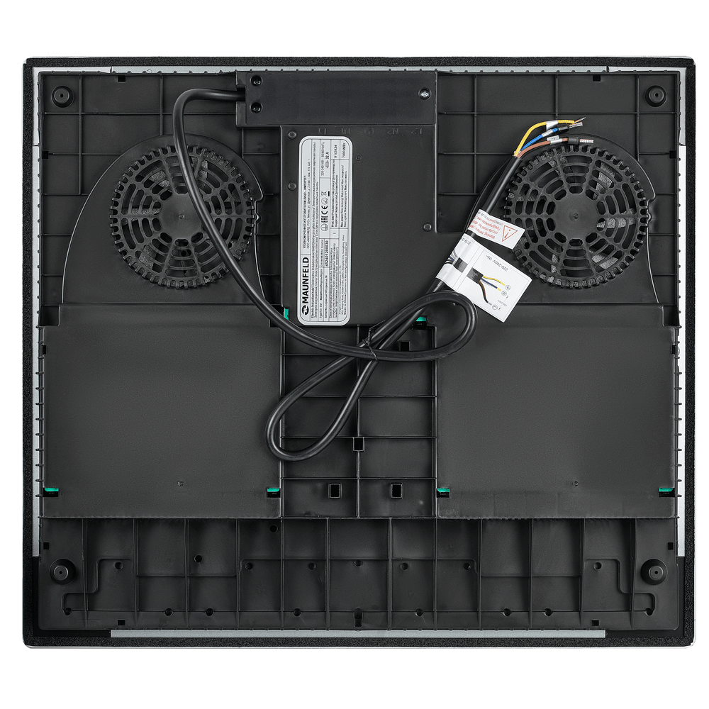 Индукционная варочная панель с объединением зон Bridge Induction MAUNFELD CVI594SB2WHA Inverter