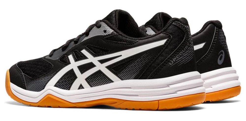 Детские теннисные кроссовки Asics Upcourt 5 GS - black/white