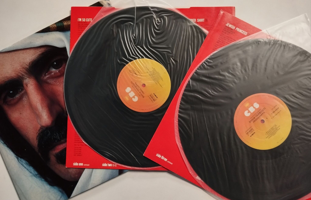 Винтажная виниловая пластинка LP Frank Zappa Sheik Yerbouti (UK 1979)