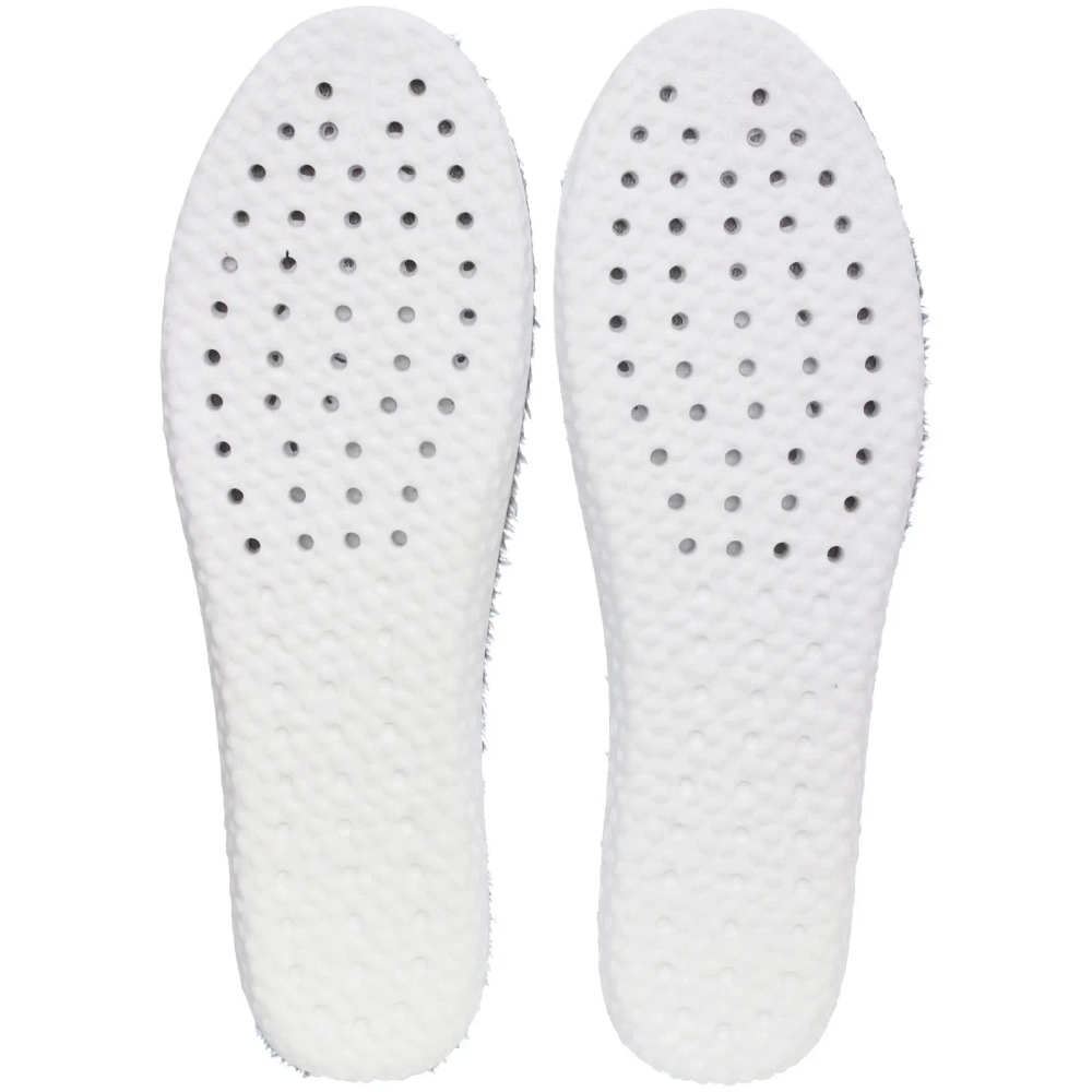 Стельки зимние обрезные с амортизацией стопы из ЭВА с иск. мехом»TEPLO», цвет серый, р 40-46