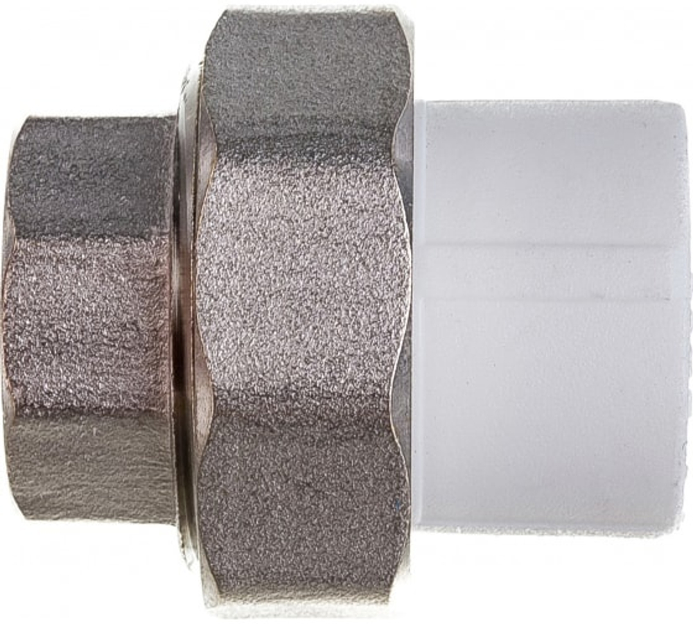 Муфта разъемная американка ППР 32 х 1 1/4" ВР VALFEX PP-R полипропиленовая белая