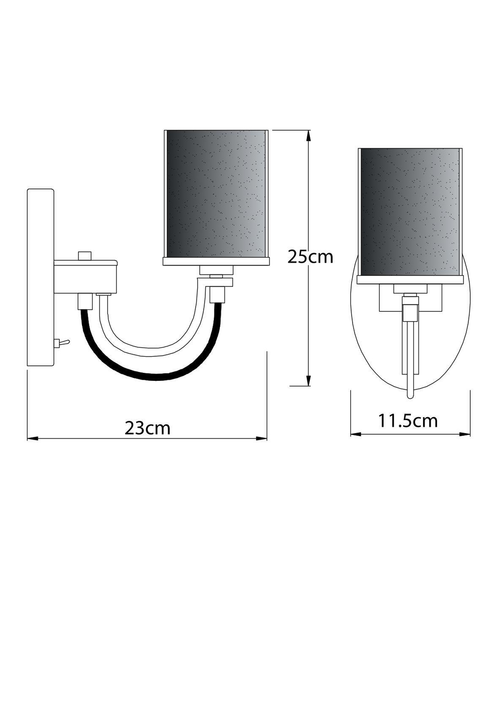 Бра Arte Lamp Ombra A2995AP-1CC