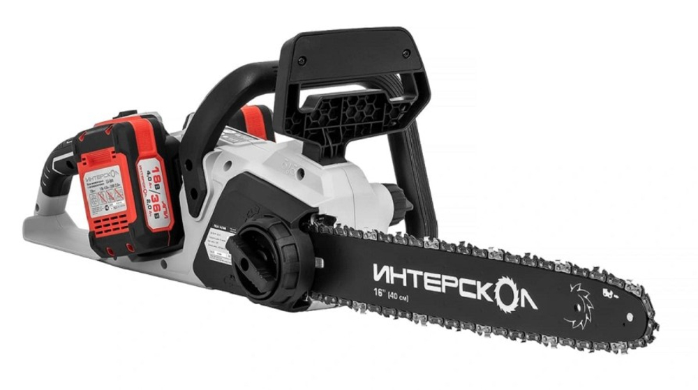 Пила цепная аккумуляторная ИНТЕРСКОЛ ПЦА-16/36В без АКБ и ЗУ 825.0.0.70