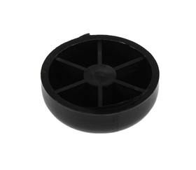 Опора мебельная №2, h=15 мм, d=50 мм, черная