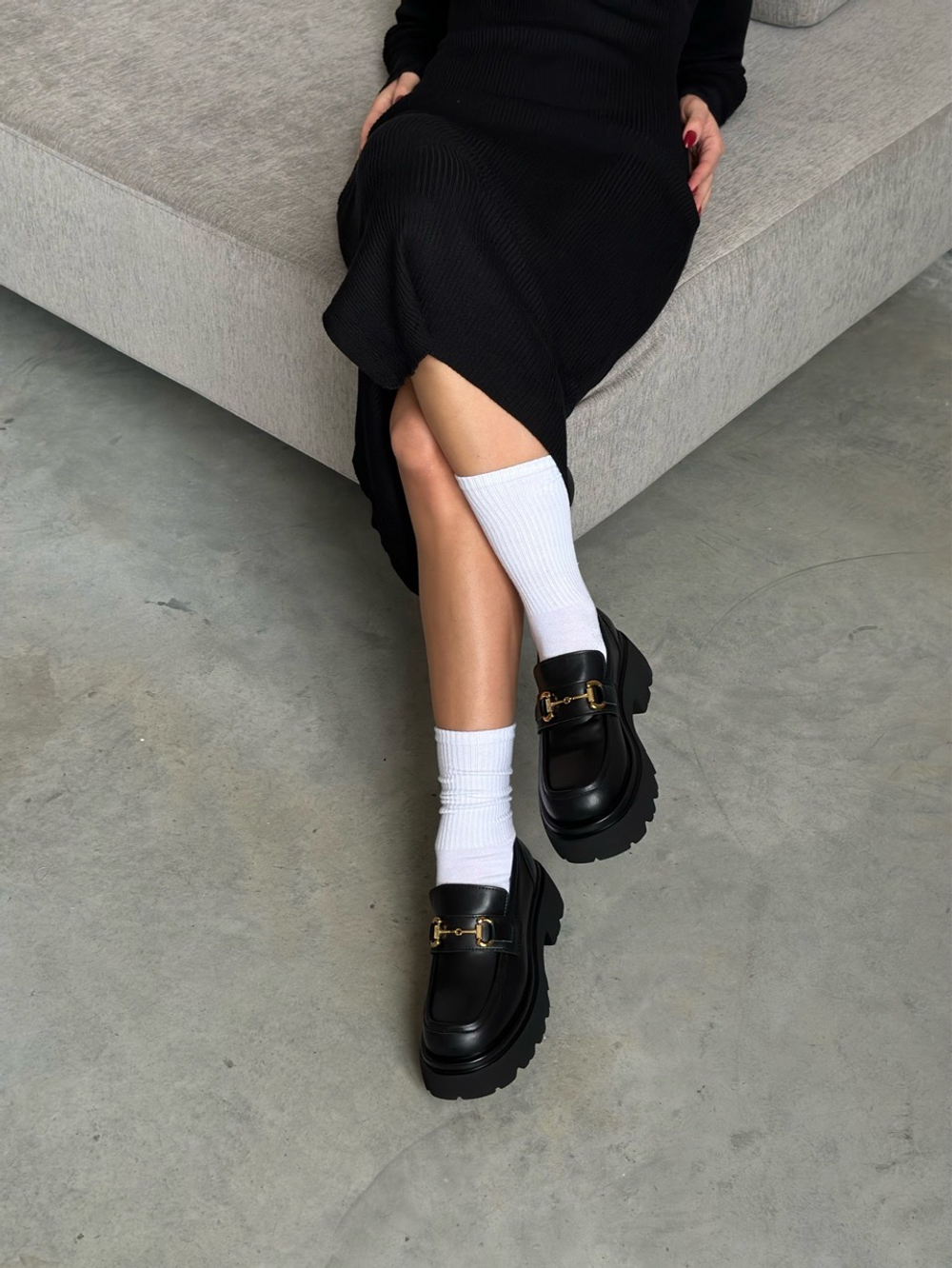 Лоферы из натуральной кожи