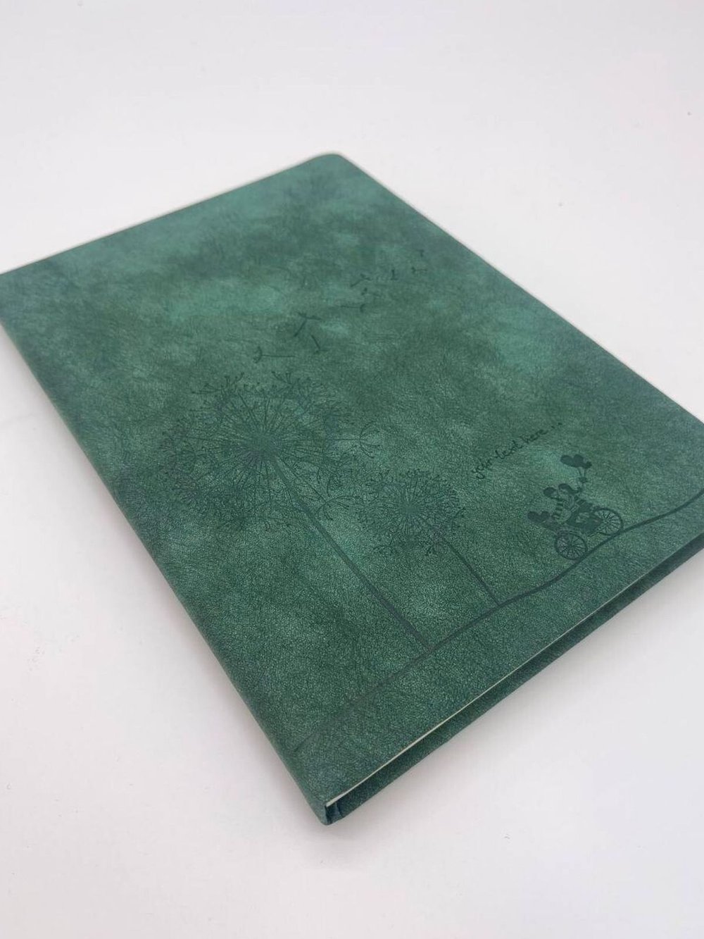 Блокнот 135 л. В5 25*17,5 см лин. зеленый одуванчик  (7670-1)