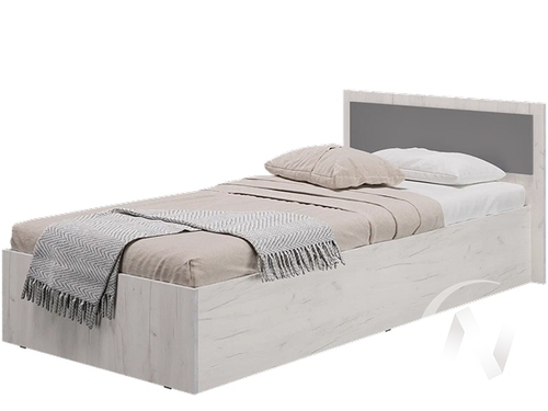 Кровать 0;9 Спальня Фиеста (крафт белый)