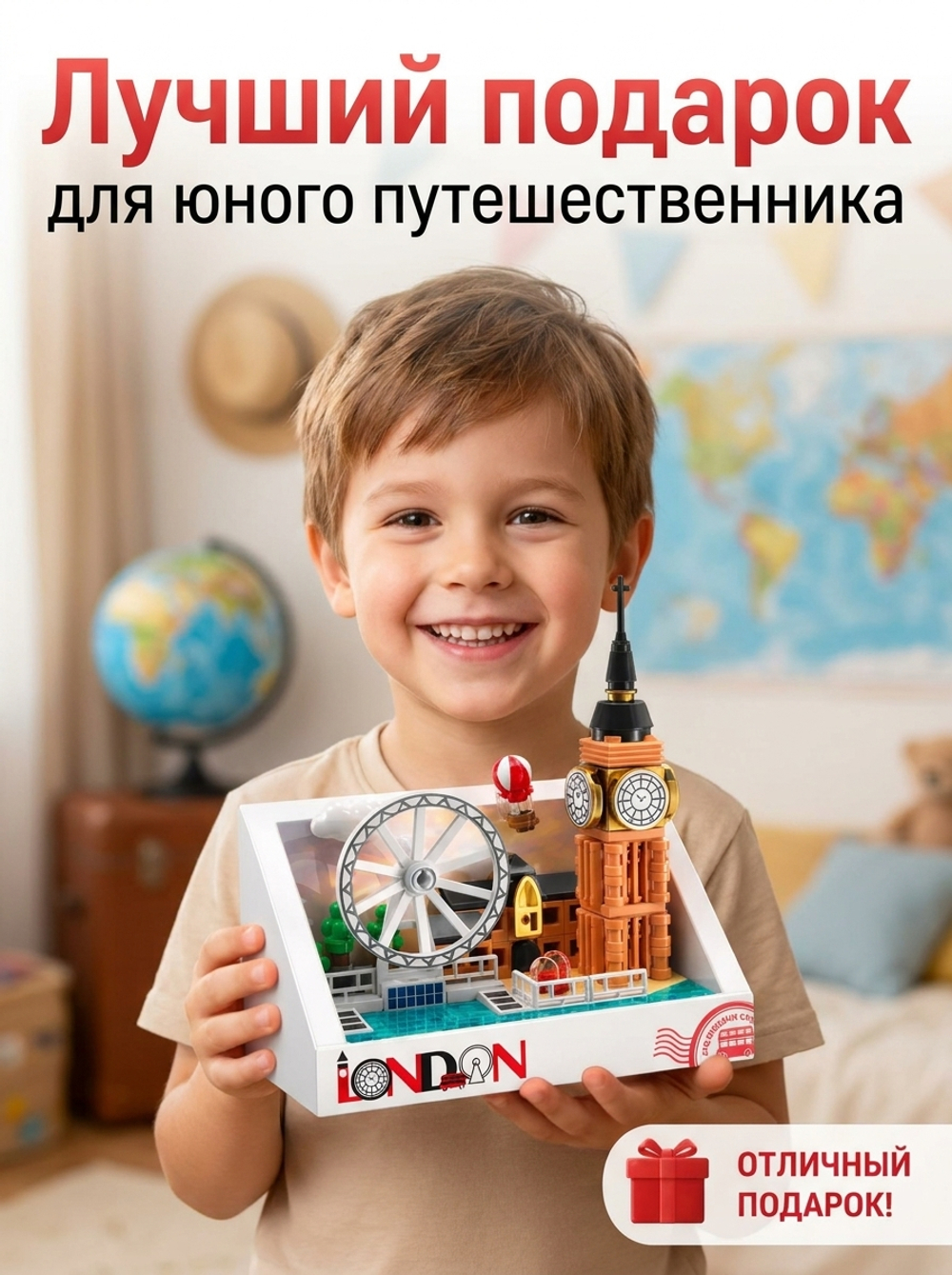 Конструктор магнит Городская станция Лондон-Централ