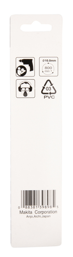 Сверло по металлу HSS-R 10х87x133 Makita D-38495 Металл HSS-R 10,0 x 87 х 133 мм 118 град