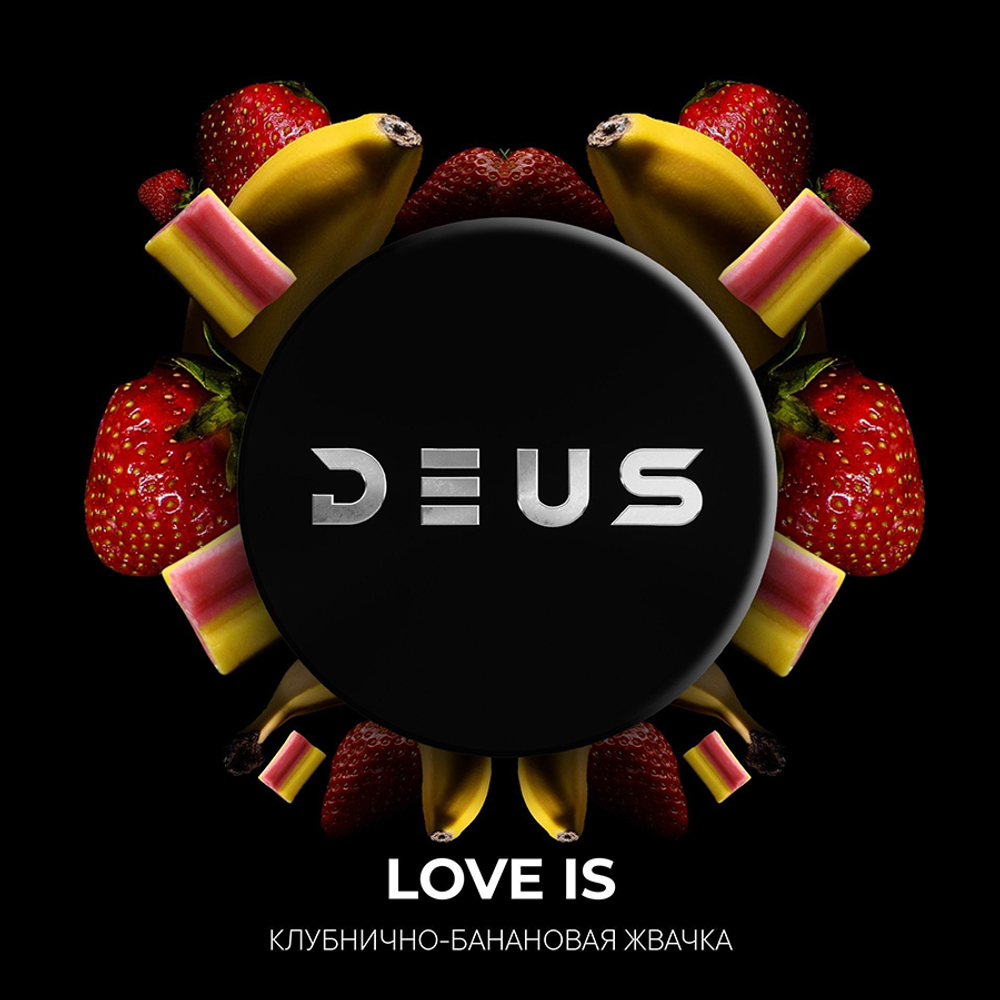 Deus - Love is (Клубнично-банановая жвачка) 30 гр.
