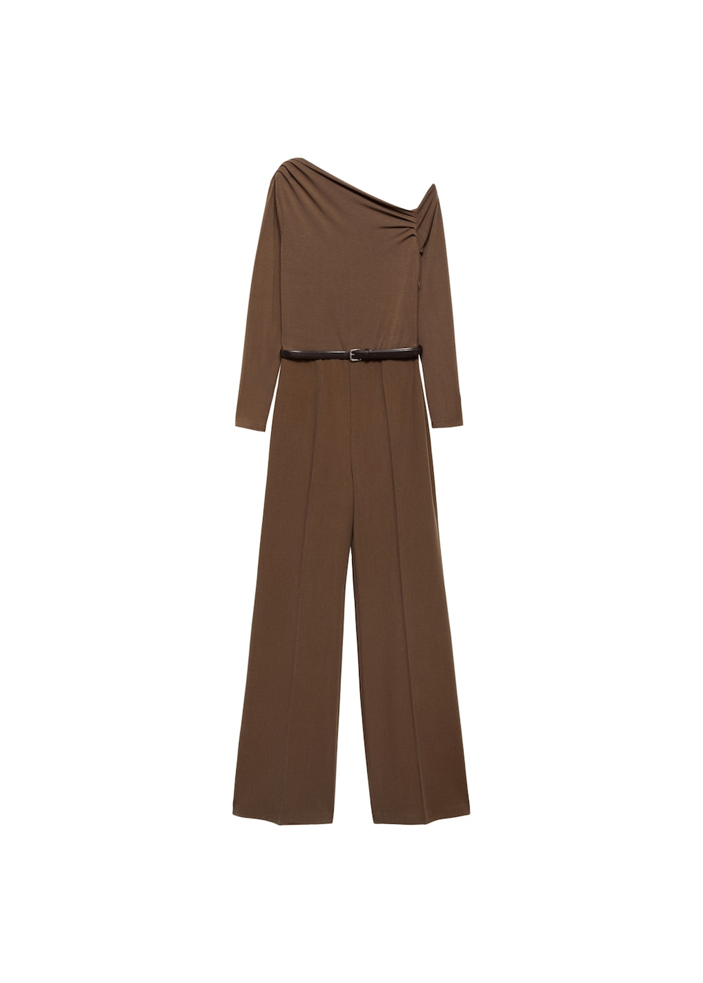 Комбинированный комбинезон с ремнем