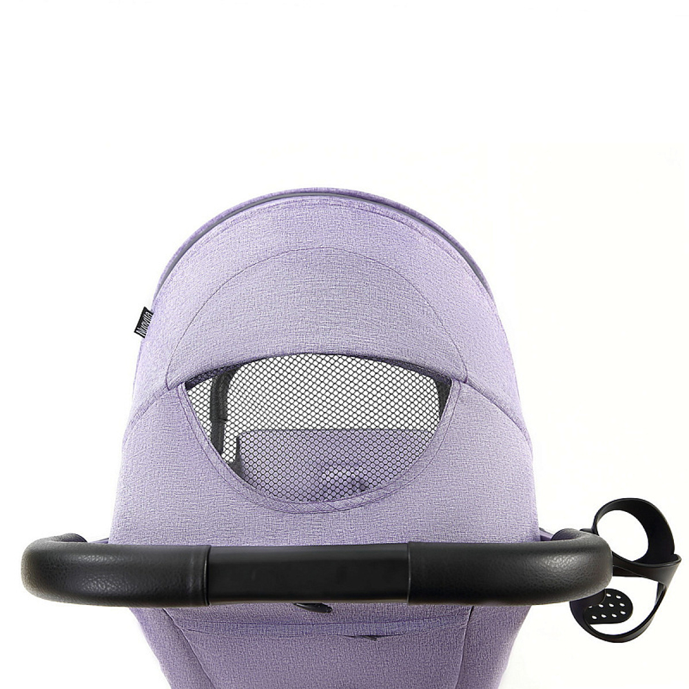 Детская прогулочная коляска Nuovita Anima lilla, Argento / Сиреневый, Серебряный