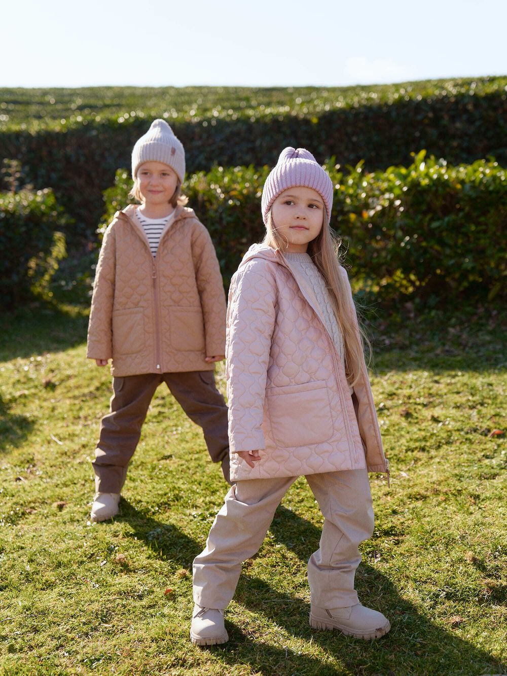 Куртка демисезонная стеганая "Камелия"