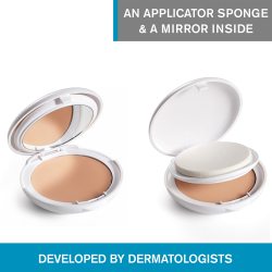 Uriage Eau Thermale Water Cream Tinted Compact SPF 30 - Шелковистая пудра для выравнивания тона кожи, 10 g