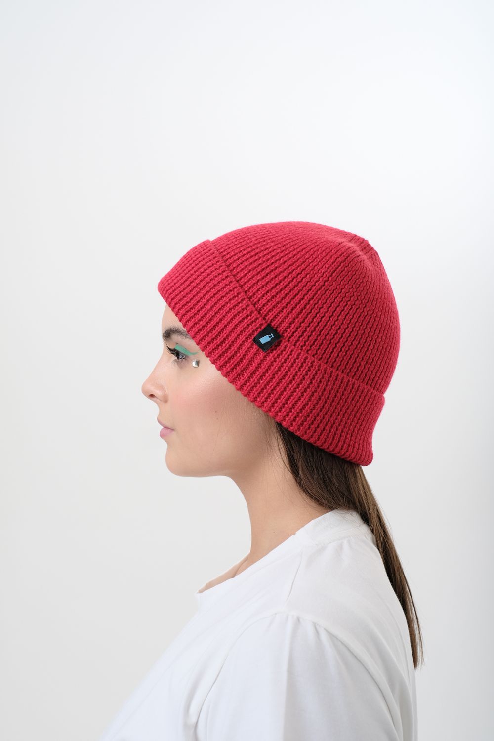 Шапка Modern Short Beanie Красная