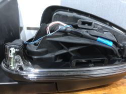 Зеркало левое 17 Pin (9+8) Peugeot 3008 2 16-нв Б/У Оригинал 98261657XT