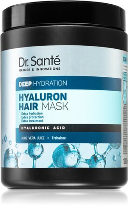 Dr. Sante Hyaluron - глубоко увлажняющая маска для сухих волос /   1000  ml  / GTIN 8588006040234