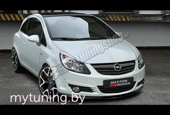Диффузор переднего бампера Opel Corsa D