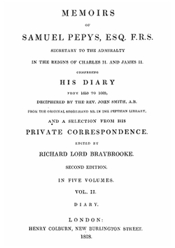 Memoirs of Samuel Pepys. Volume 2 | Samuel Pepys