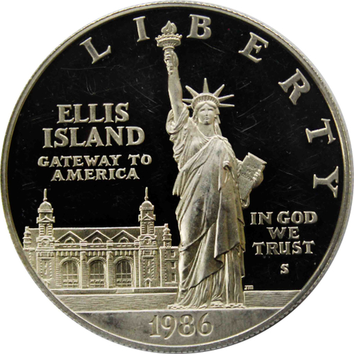 1 доллар США 1986 год S "100 лет Статуе Свободы"