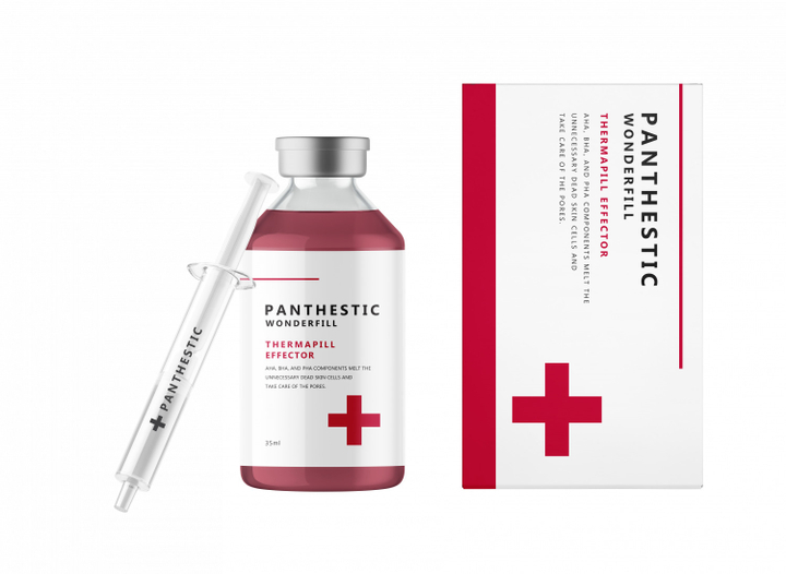 Сыворотка для лица Evas Panthestic Wonderfill Thermapill Effector Red Therma Complex: AHA-, BHA- и PHA-кислота 35 мл