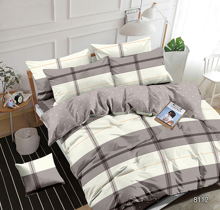 КПБ Евро с простыней на рез. 180х200 ПОПЛИН "П31"