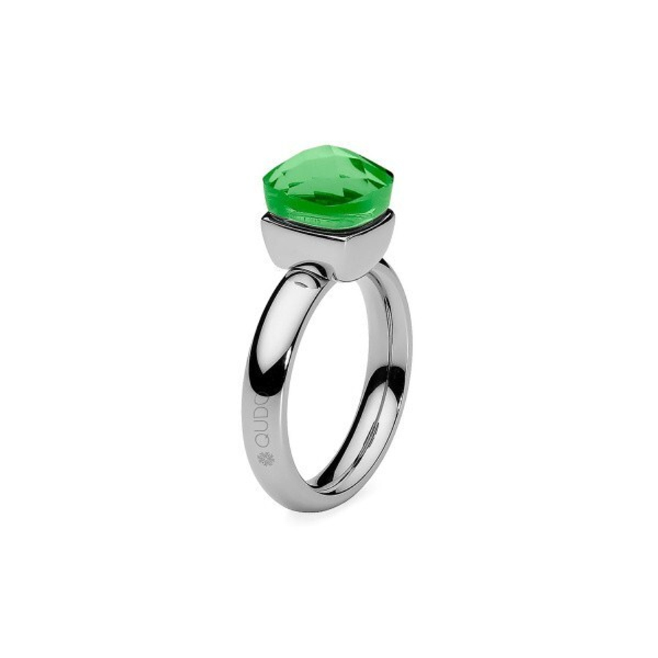 Кольцо Qudo Firenze peridot 17.2 мм 610843/17.2 G/S