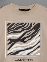 Летний костюм для девочки с лосинами