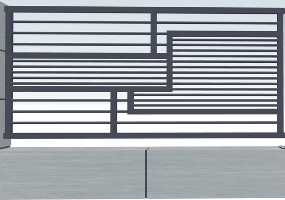 Ворота в стиле лофт. арт.109