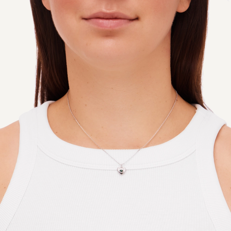 Колье Глубоко в Сердце – Серебро