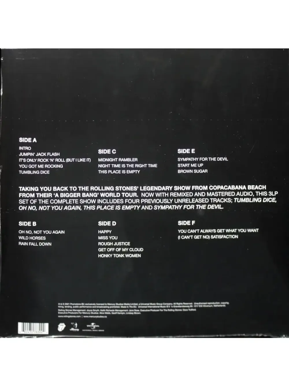 The Rolling Stones. A Bigger Bang (3 LP)