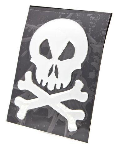 Наклейка 3DS08192 (Череп и кости) 16x20cm KING